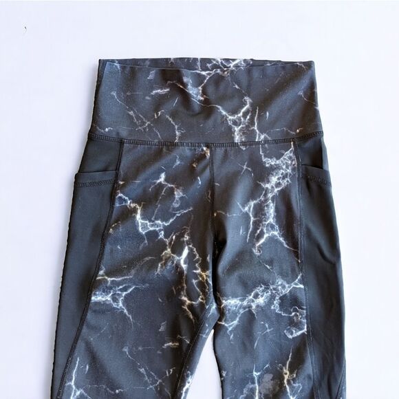 BuffBunny Marble Limitless Leggings‎ Super High Waist Black  Side Pockets Sz S - Picture 10 of 16